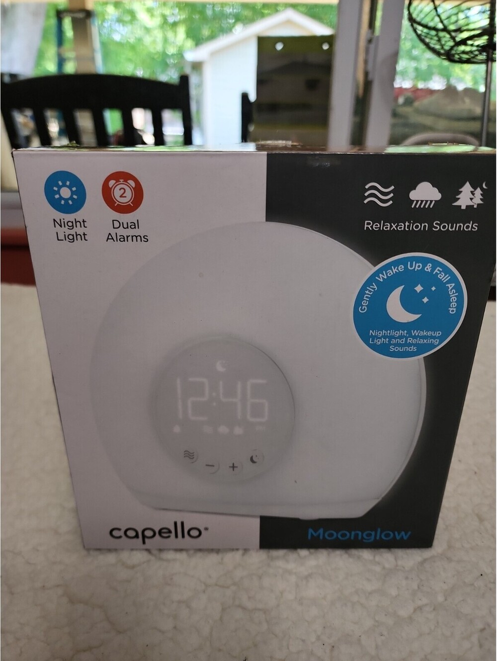 Capello Moonglow (CA-45) Alarm Clock & White Noise Machine - Tested